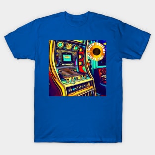 Rock Around the Clock Jukebox in a Cafe T-Shirt